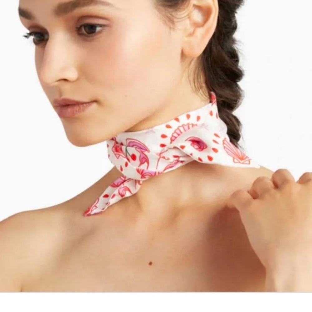 NWT Hill House Lucky Scarf Space Floral - Picture 7 of 7
